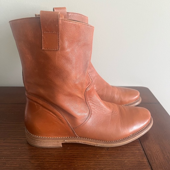 Cole‎ Haan Nike Air Brown leather boots 7.5 - Picture 1 of 7